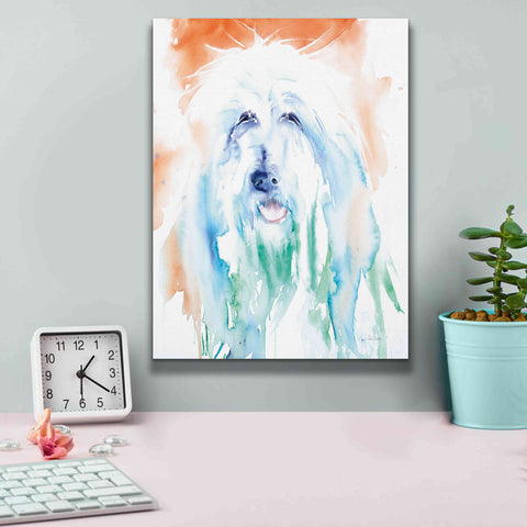Image of 'Sheep Dog' by Alan Majchrowicz, Giclee Canvas Wall Art,12x16