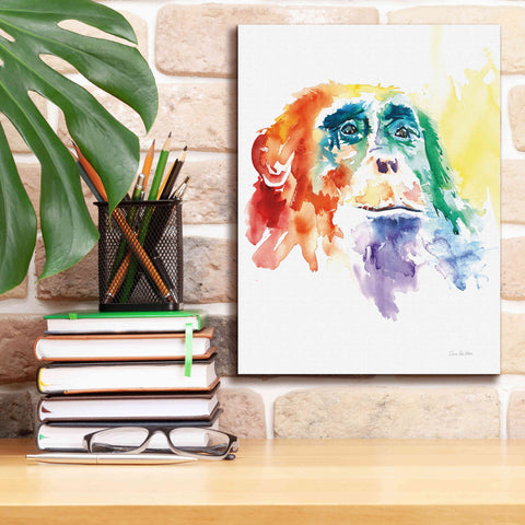 Image of 'Chimpanzee I' by Alan Majchrowicz, Giclee Canvas Wall Art,12x16