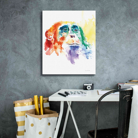 Image of 'Chimpanzee I' by Alan Majchrowicz, Giclee Canvas Wall Art,20x24