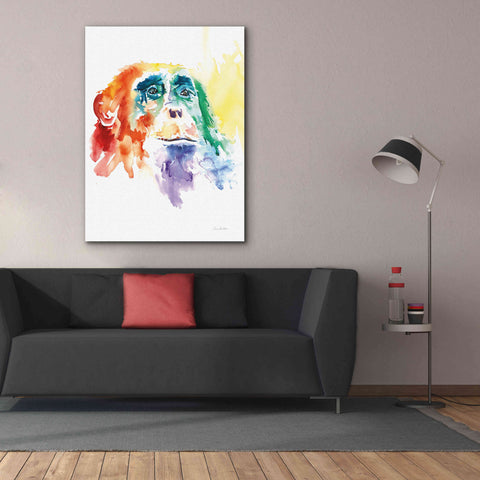 Image of 'Chimpanzee I' by Alan Majchrowicz, Giclee Canvas Wall Art,40x54