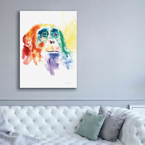 Image of 'Chimpanzee I' by Alan Majchrowicz, Giclee Canvas Wall Art,40x54