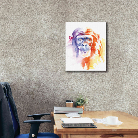 Image of 'Chimpanzee II' by Alan Majchrowicz, Giclee Canvas Wall Art,20x24