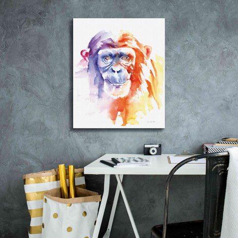 Image of 'Chimpanzee II' by Alan Majchrowicz, Giclee Canvas Wall Art,20x24