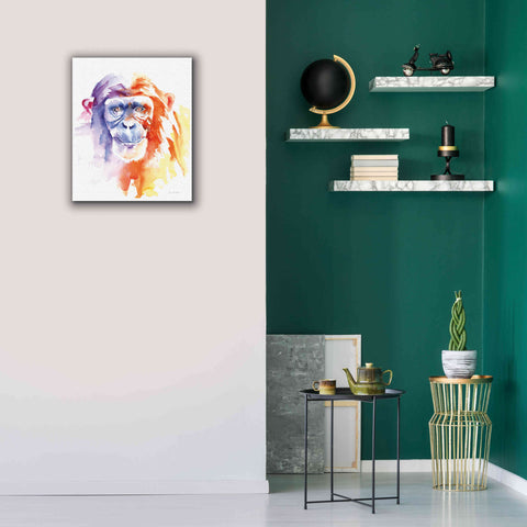 Image of 'Chimpanzee II' by Alan Majchrowicz, Giclee Canvas Wall Art,20x24