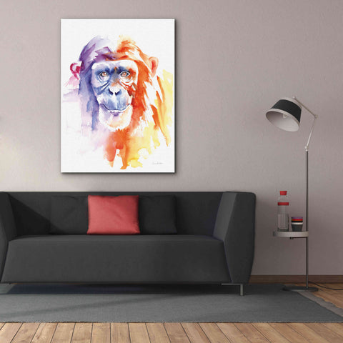 Image of 'Chimpanzee II' by Alan Majchrowicz, Giclee Canvas Wall Art,40x54