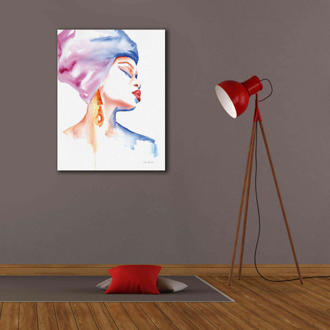 Image of 'Woman In Purple' by Alan Majchrowicz, Giclee Canvas Wall Art,26x34