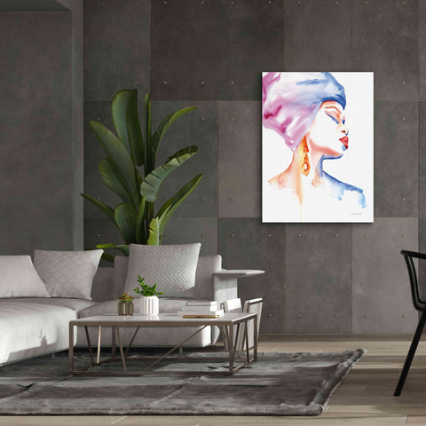 Image of 'Woman In Purple' by Alan Majchrowicz, Giclee Canvas Wall Art,40x54