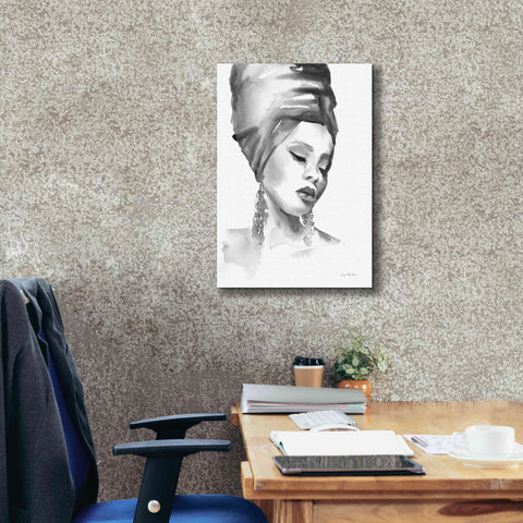 Image of 'Woman II BW' by Alan Majchrowicz, Giclee Canvas Wall Art,18x26