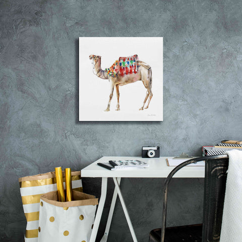 Image of 'Desert Camel II' by Alan Majchrowicz, Giclee Canvas Wall Art,18x18