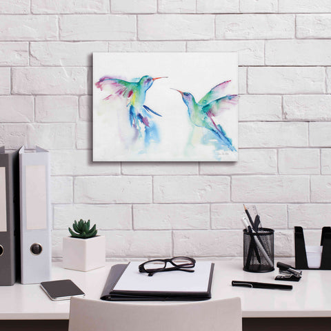 Image of 'Hummingbirds I' by Alan Majchrowicz, Giclee Canvas Wall Art,16x12