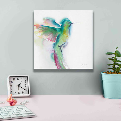 Image of 'Hummingbirds II' by Alan Majchrowicz, Giclee Canvas Wall Art,12x12