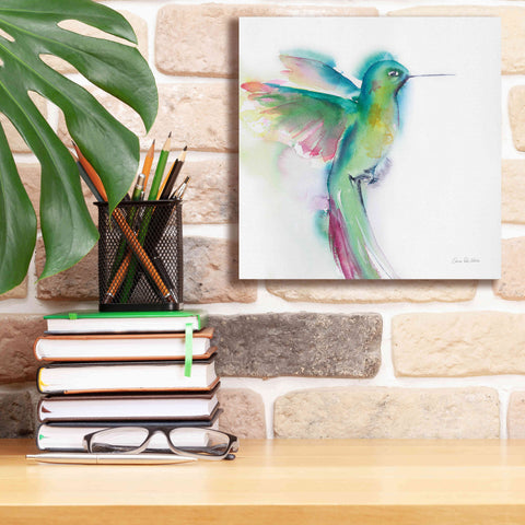 Image of 'Hummingbirds II' by Alan Majchrowicz, Giclee Canvas Wall Art,12x12