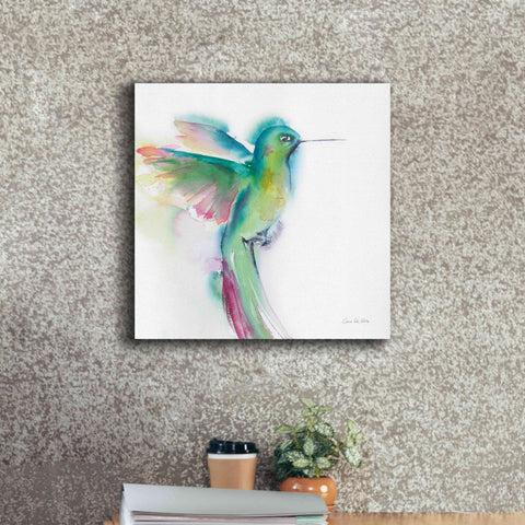 Image of 'Hummingbirds II' by Alan Majchrowicz, Giclee Canvas Wall Art,18x18