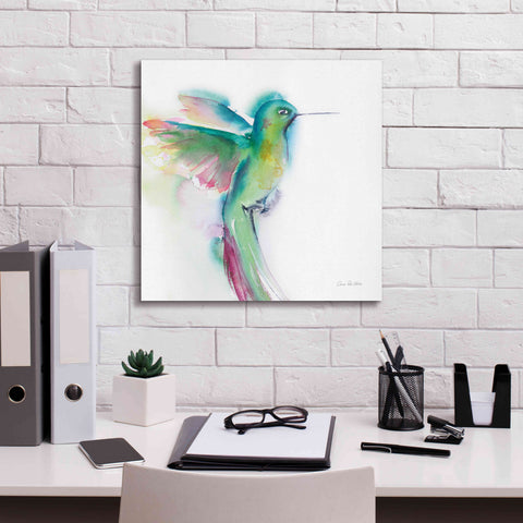 Image of 'Hummingbirds II' by Alan Majchrowicz, Giclee Canvas Wall Art,18x18