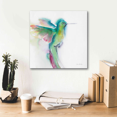 Image of 'Hummingbirds II' by Alan Majchrowicz, Giclee Canvas Wall Art,18x18