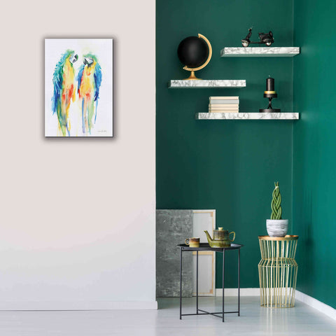 Image of 'Colorful Parrots I' by Alan Majchrowicz, Giclee Canvas Wall Art,18x26