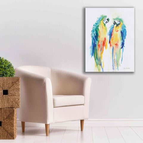 Image of 'Colorful Parrots I' by Alan Majchrowicz, Giclee Canvas Wall Art,26x34