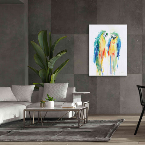 Image of 'Colorful Parrots I' by Alan Majchrowicz, Giclee Canvas Wall Art,40x54