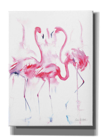 Image of 'Flamingo Trio' by Alan Majchrowicz, Giclee Canvas Wall Art