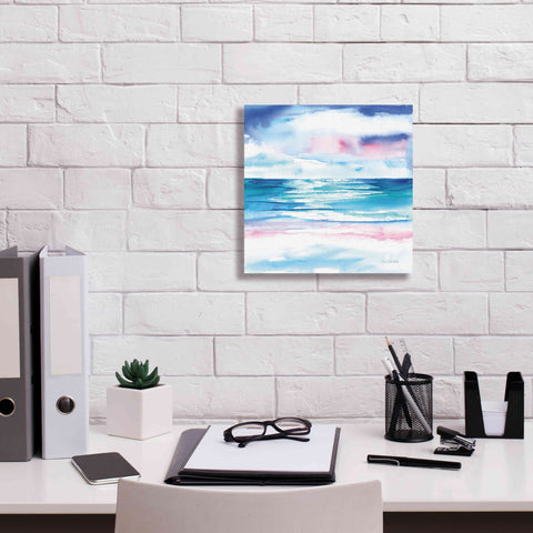 Image of 'Turquoise Sea I' by Alan Majchrowicz, Giclee Canvas Wall Art,12x12