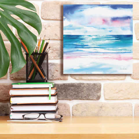 Image of 'Turquoise Sea I' by Alan Majchrowicz, Giclee Canvas Wall Art,12x12