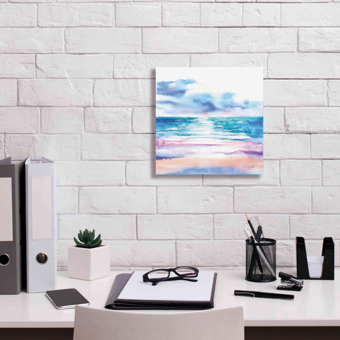 Image of 'Turquoise Sea II' by Alan Majchrowicz, Giclee Canvas Wall Art,12x12