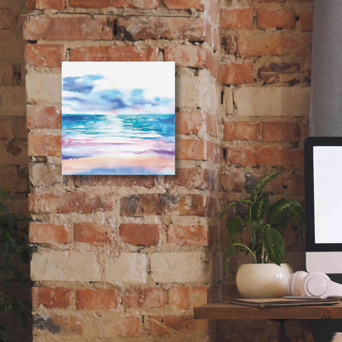 Image of 'Turquoise Sea II' by Alan Majchrowicz, Giclee Canvas Wall Art,12x12