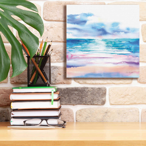 Image of 'Turquoise Sea II' by Alan Majchrowicz, Giclee Canvas Wall Art,12x12