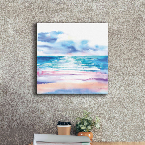 Image of 'Turquoise Sea II' by Alan Majchrowicz, Giclee Canvas Wall Art,18x18