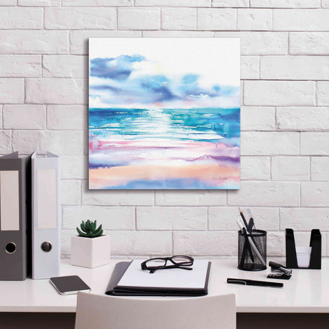 Image of 'Turquoise Sea II' by Alan Majchrowicz, Giclee Canvas Wall Art,18x18