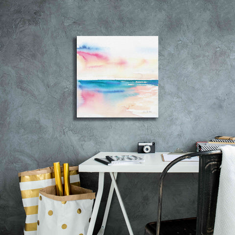 Image of 'Vivid Coast' by Alan Majchrowicz, Giclee Canvas Wall Art,18x18