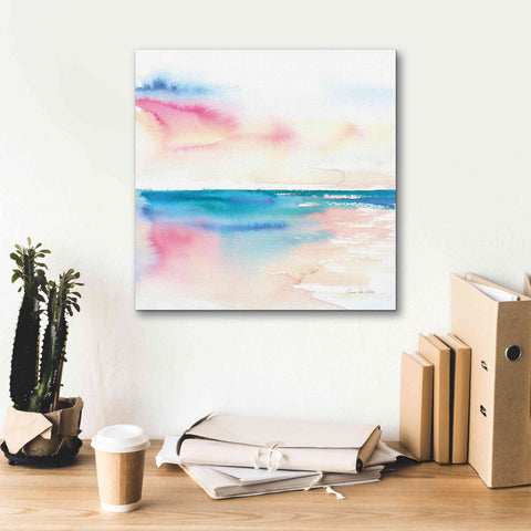 Image of 'Vivid Coast' by Alan Majchrowicz, Giclee Canvas Wall Art,18x18