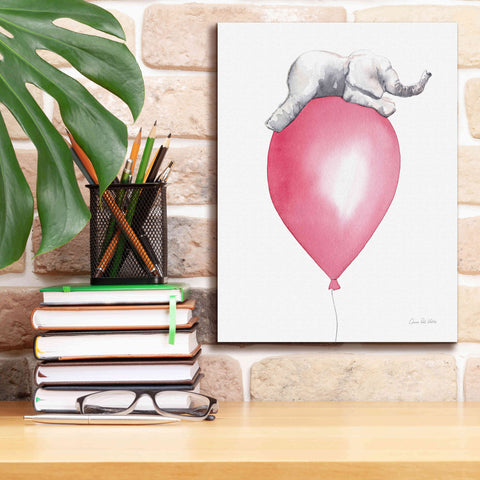 Image of 'Baby Elephant Love I' by Alan Majchrowicz, Giclee Canvas Wall Art,12x16