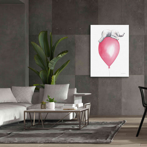 Image of 'Baby Elephant Love I' by Alan Majchrowicz, Giclee Canvas Wall Art,40x54
