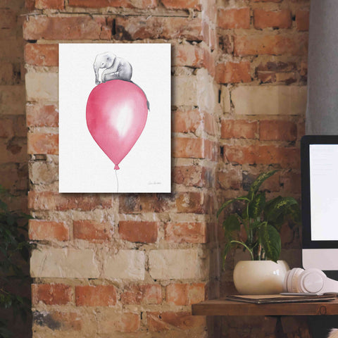 Image of 'Baby Elephant Love II' by Alan Majchrowicz, Giclee Canvas Wall Art,12x16