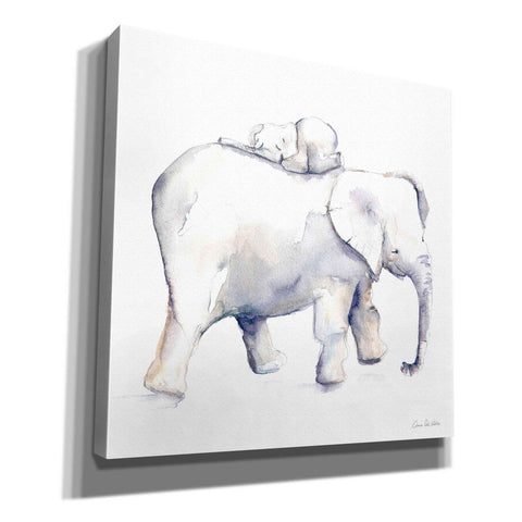 Image of 'Baby Elephant Love III' by Alan Majchrowicz, Giclee Canvas Wall Art