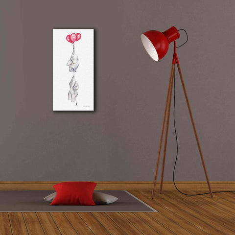 Image of 'Baby Elephant Love IV' by Alan Majchrowicz, Giclee Canvas Wall Art,12x24