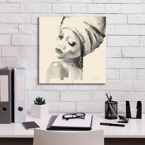 Image of 'Woman I Yellow' by Alan Majchrowicz, Giclee Canvas Wall Art,18x18