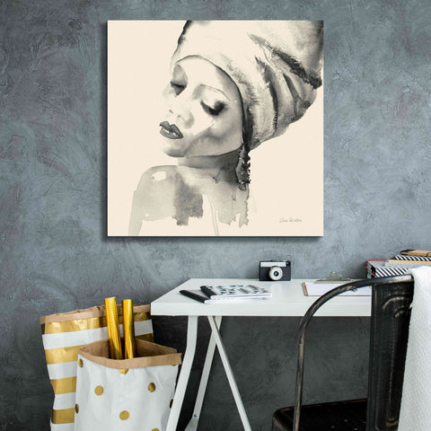 Image of 'Woman I Yellow' by Alan Majchrowicz, Giclee Canvas Wall Art,26x26