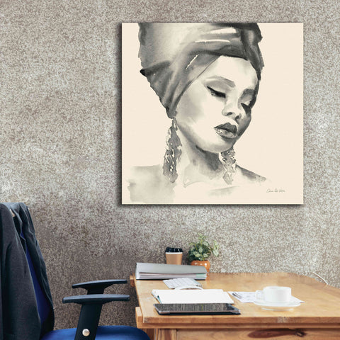 Image of 'Woman II Yellow' by Alan Majchrowicz, Giclee Canvas Wall Art,37x37