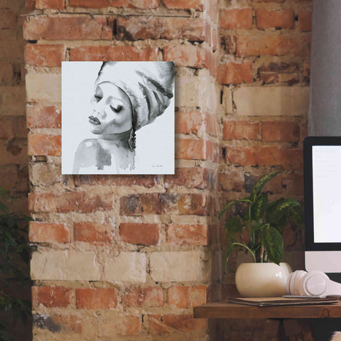 Image of 'Woman I Blue' by Alan Majchrowicz, Giclee Canvas Wall Art,12x12