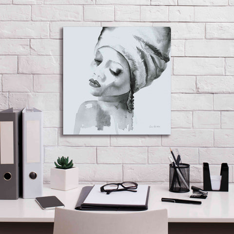 Image of 'Woman I Blue' by Alan Majchrowicz, Giclee Canvas Wall Art,18x18