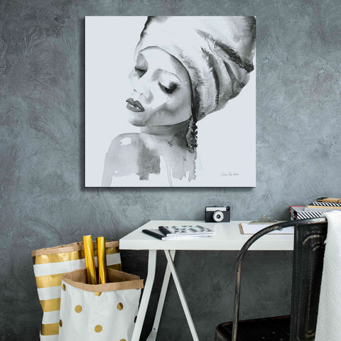 Image of 'Woman I Blue' by Alan Majchrowicz, Giclee Canvas Wall Art,26x26