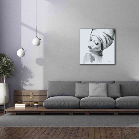 Image of 'Woman I Blue' by Alan Majchrowicz, Giclee Canvas Wall Art,37x37