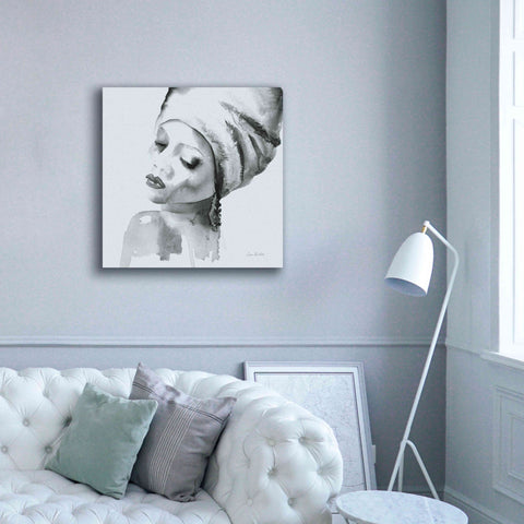 Image of 'Woman I Blue' by Alan Majchrowicz, Giclee Canvas Wall Art,37x37