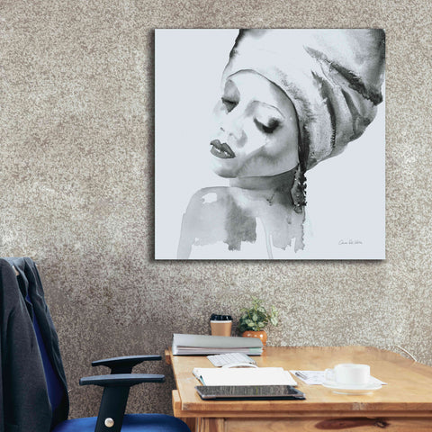 Image of 'Woman I Blue' by Alan Majchrowicz, Giclee Canvas Wall Art,37x37