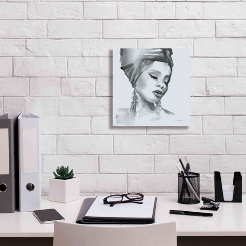 Image of 'Woman II Blue' by Alan Majchrowicz, Giclee Canvas Wall Art,12x12