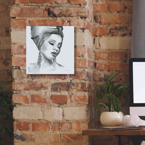 Image of 'Woman II Blue' by Alan Majchrowicz, Giclee Canvas Wall Art,12x12