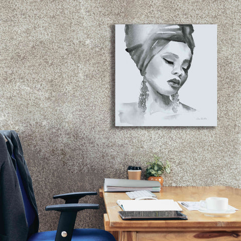 Image of 'Woman II Blue' by Alan Majchrowicz, Giclee Canvas Wall Art,26x26