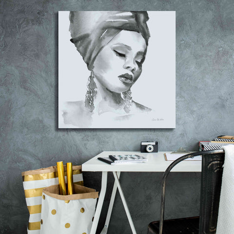 Image of 'Woman II Blue' by Alan Majchrowicz, Giclee Canvas Wall Art,26x26